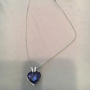 Swarovski Purple Heart necklace